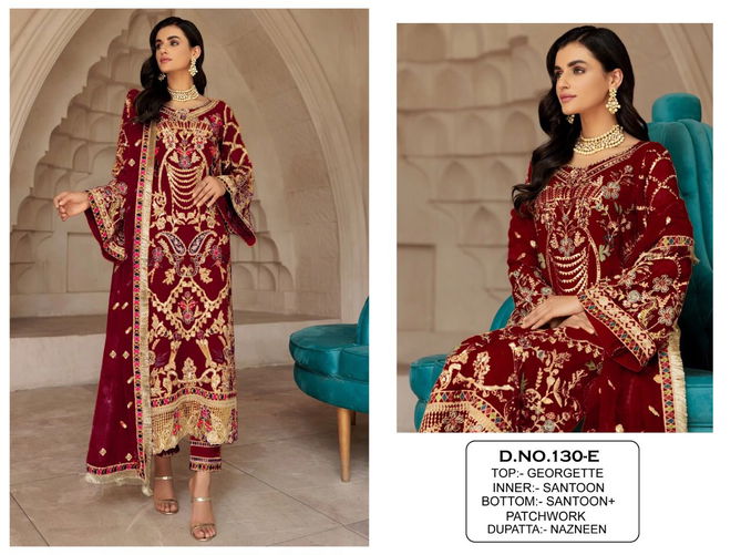 KF 130 Colours Wholesale Pakistani Salwar Suits Catalog